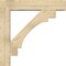 Ekena Millwork Merced Block Rough Sawn Bracket w/ Offset Brace, Douglas Fir, 8"W x 40"D x 40"H BKT0806X40X40MRC05RDF - alternate 4